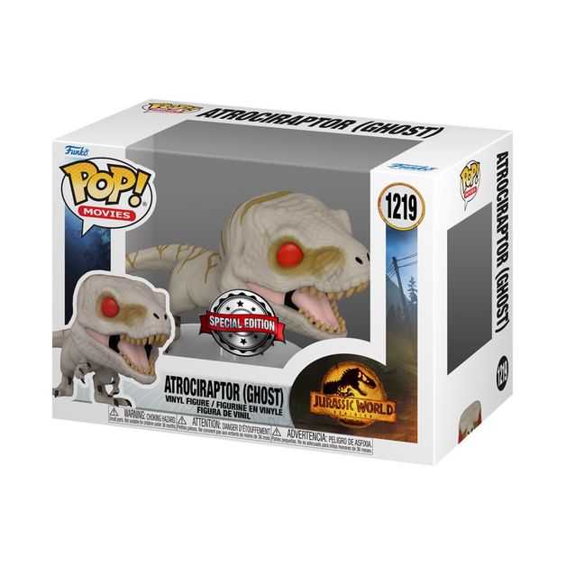 FUNKO POP ATROCIRAPTOR GHOST #1219 JURASSIC WORLD