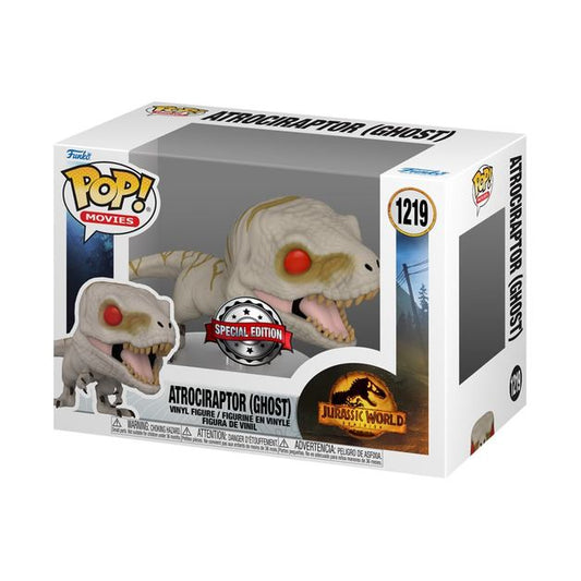 FUNKO POP ATROCIRAPTOR GHOST #1219 JURASSIC WORLD