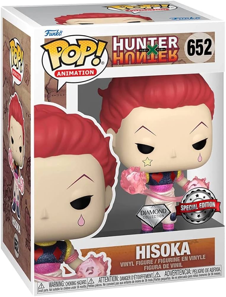 FUNKO POP HISOKA #652 DIAMOND COLLECTION HUNTER X HUNTER