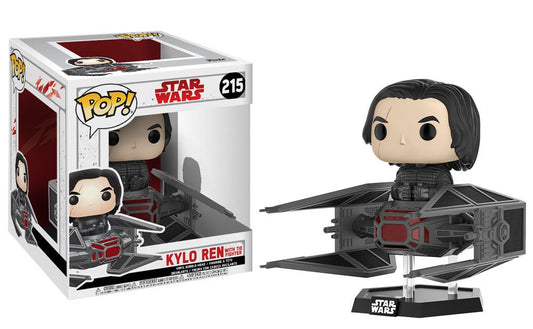 FUNKO POP KYLO REN WITH TIE FIGHTER #215 STA WARS