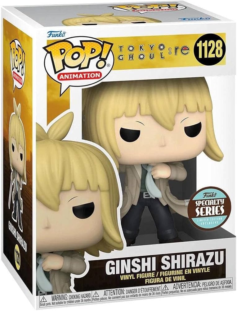 FUNKO POP GINSHI SHIRAZU #1128 TOKYO GHOUL RE