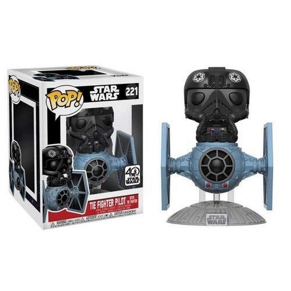 FUNKO POP TIE FIGHTER PILOT WITH TIE FIGHTER #221 STAR WARS