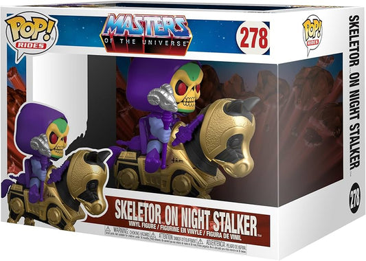 FUNKO POP SKELETOR ON NIGHT STALKER #278 MASTERS OF THE UNIVERSE