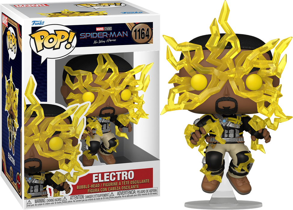 FUNKO POP ELECTRO #1164 SPIDERMAN NO WAY HOME