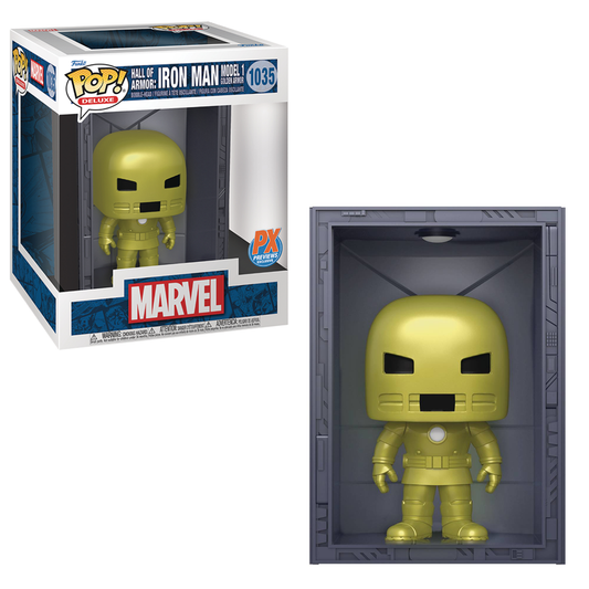 FUNKO POP HALL OF ARMOR IRON MAN MODEL 1 GOLDEN ARMOR