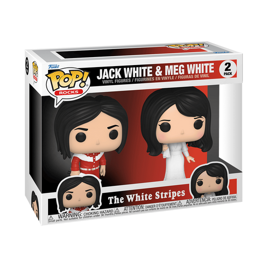 FUNKO POP JACK AND MEG WHITE THE WHITE STRIPES