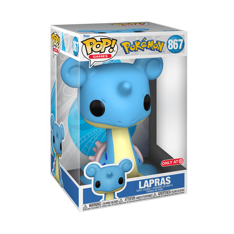 FUNKO POP LAPRAS #867 POKEMON 10 PULGADAS