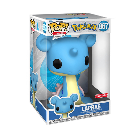 FUNKO POP LAPRAS #867 POKEMON 10 PULGADAS