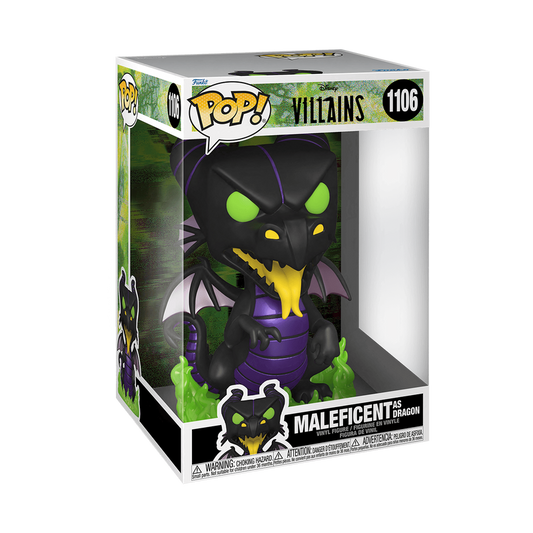 FUNKO POP MALEFICENT AS DRAGON #1106 DISNEY VILLAINS 10 PULGADAS