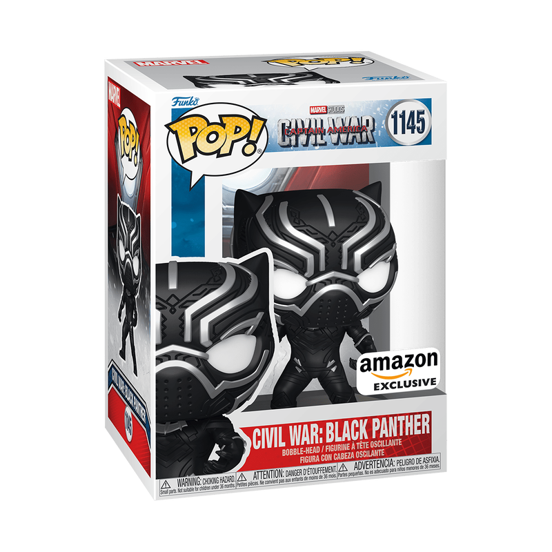 FUNKO POP CIVIL WAR BLACK PANTHER #1145