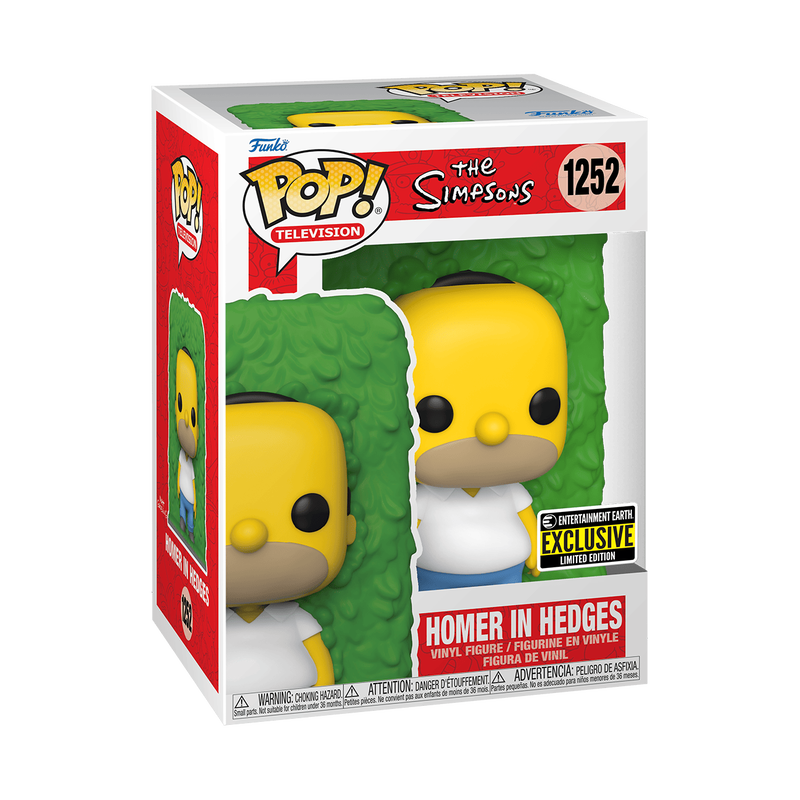 FUNKO POP HOMER IN HEDGES #1252 THE SIMPSONS