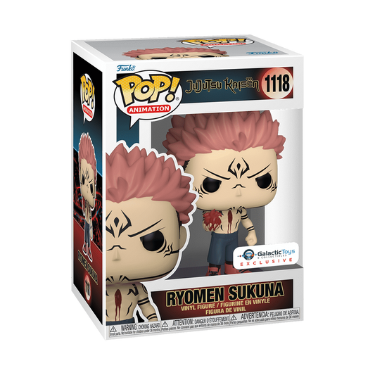 FUNKO POP RYOMEN SUKUNA #1118 JUJUTSU KAISEN