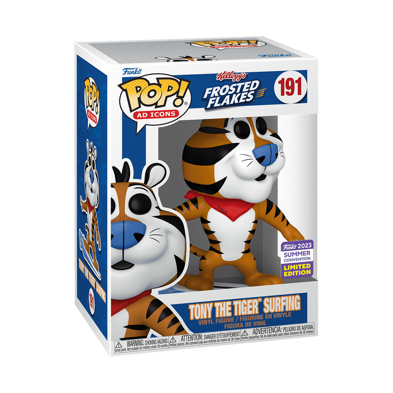 FUNKO POP TONY THE TIGER SURFING #191 KELLOGS