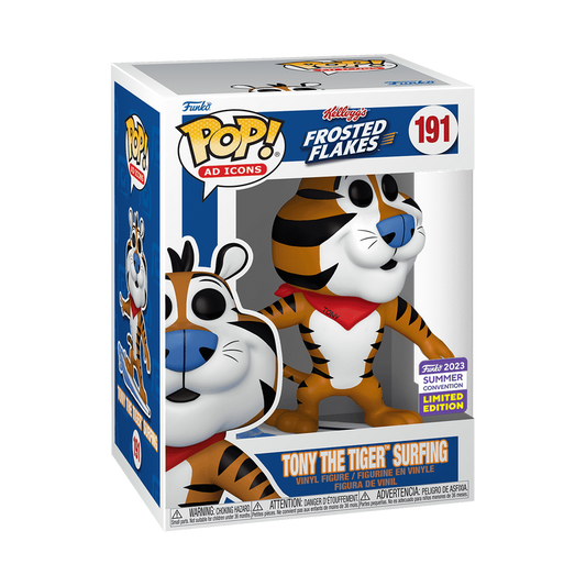 FUNKO POP TONY THE TIGER SURFING #191 KELLOGS