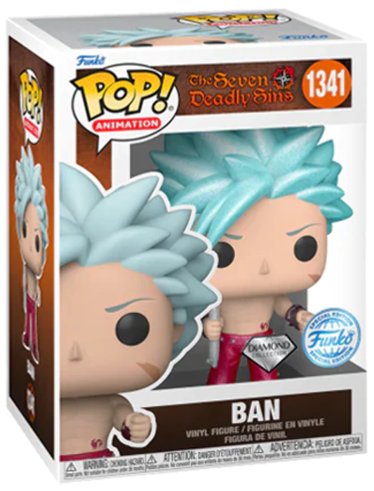 FUNKO POP BAN #1341 DIAMOND COLLECTION THE SEVEN DEADLY SINS