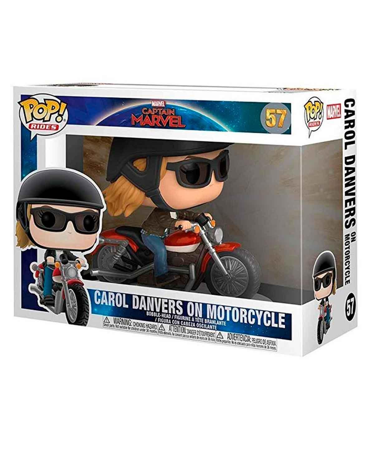 FUNKO POP CAROL DANVERS ON MOTORCYCLE #57 CAPTAIN MARVEL