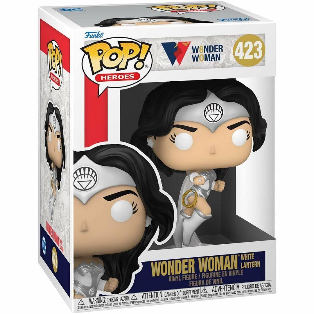 FUNKO POP WONDER WOMAN WHITE LANTERN #423