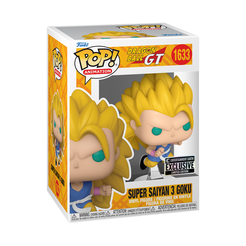 FUNKO POP SUPER SAIYAN 3 GOKU #1633 DRAGON BALL GT